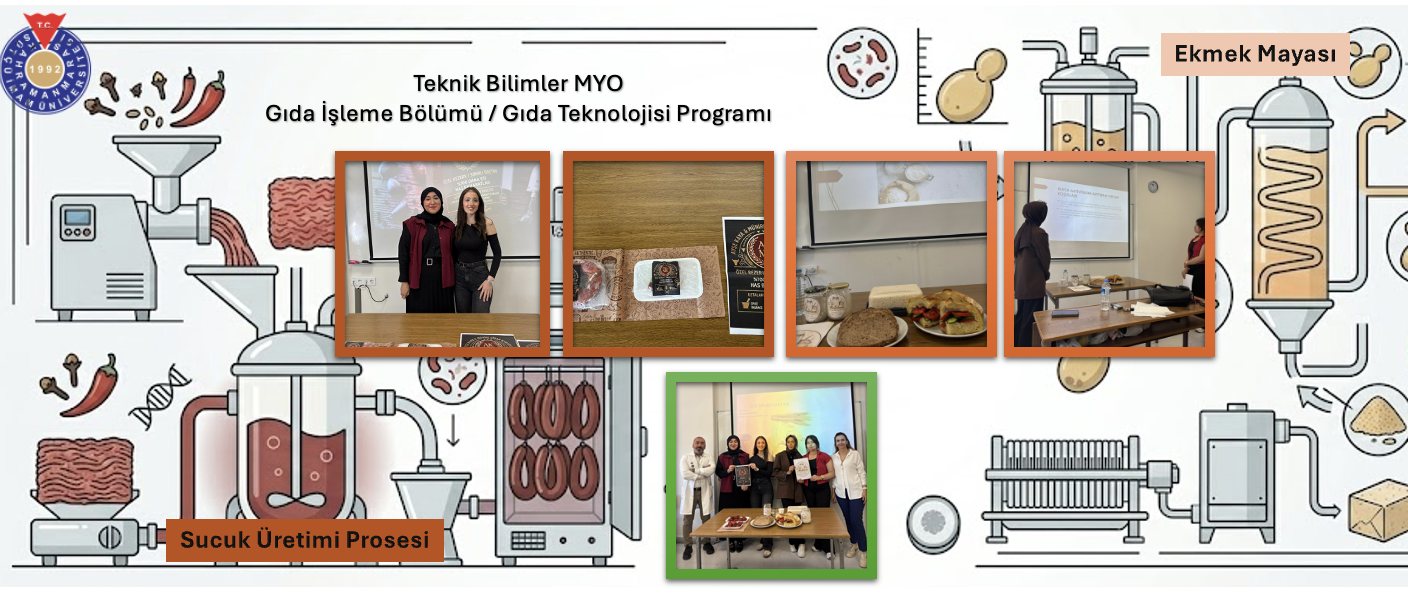 Gıda Teknolojisinde Proses Analizi: Sucuk ve Ekmek Mayası Sunumları