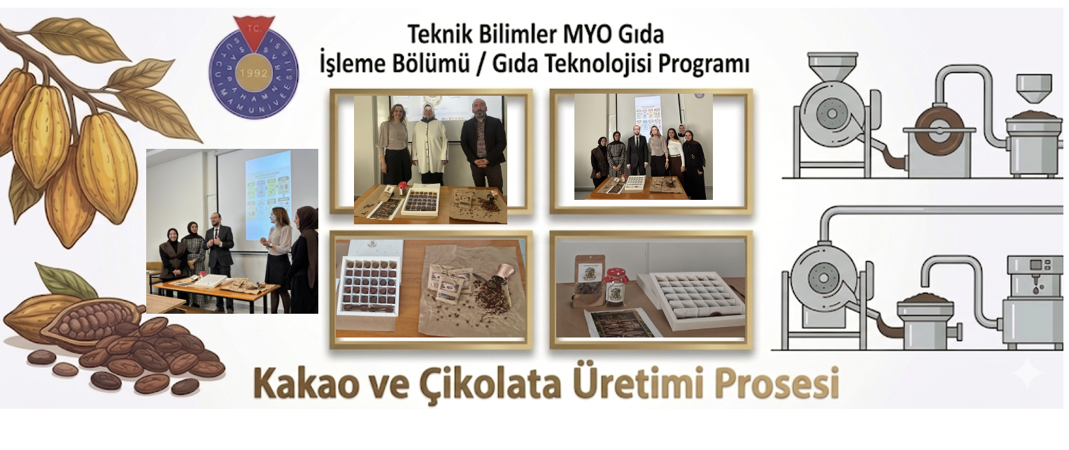 Biyoteknoloji Günleri- Kakao ve Çikolata Üretim Prosesleri