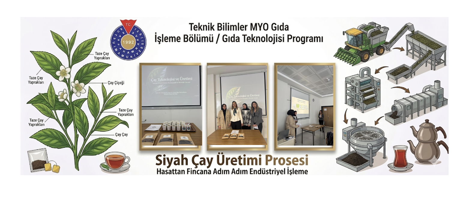 Biyoteknoloji Günleri- Siyah Çay Üretim Prosesleri