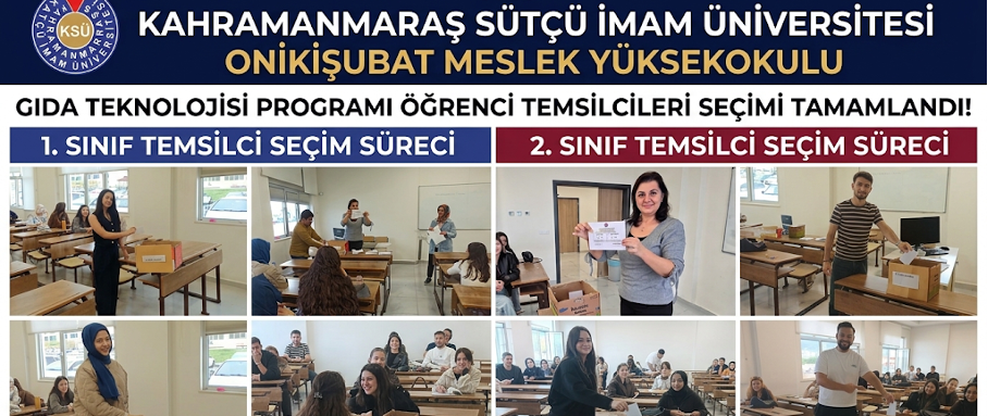Gıda Teknolojisi Programı Öğrenci Temsilcileri Seçimi Tamamlandı